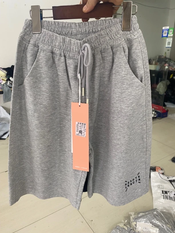 JY童装休闲运动中性短裤KK63字母