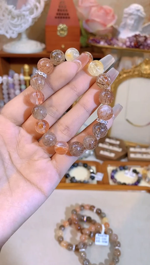 【闪购商品】发晶手链未镶嵌1826孤品发晶手链