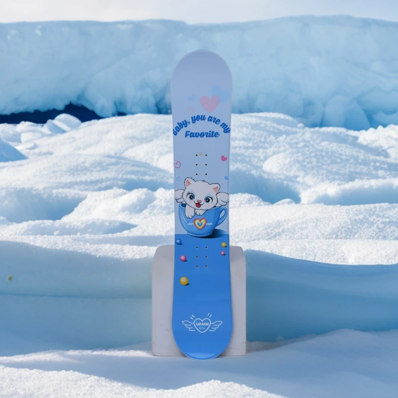 力达克丝LIDAKIS24款儿童全能板滑雪单板-蓝色小猫