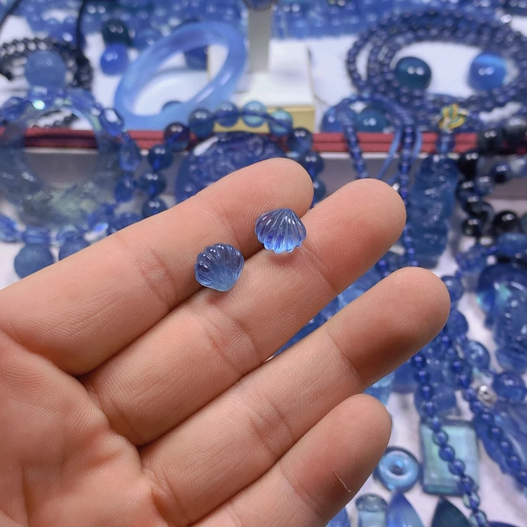 【闪购商品】海蓝宝石手链银S925镶嵌糯***?