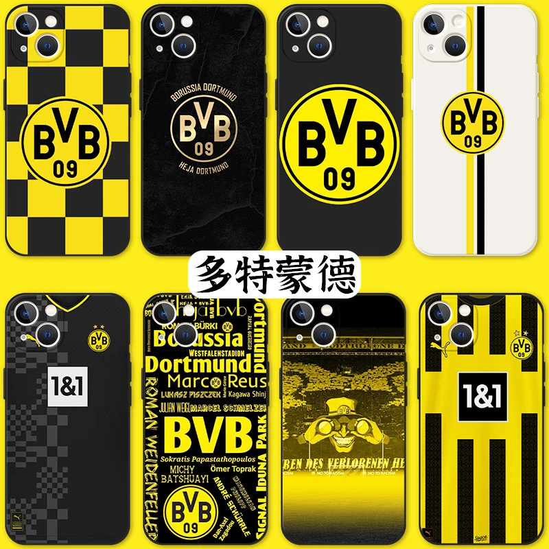 多特蒙德手机壳适用苹果13华为mate40普鲁士iphone14promax足球op