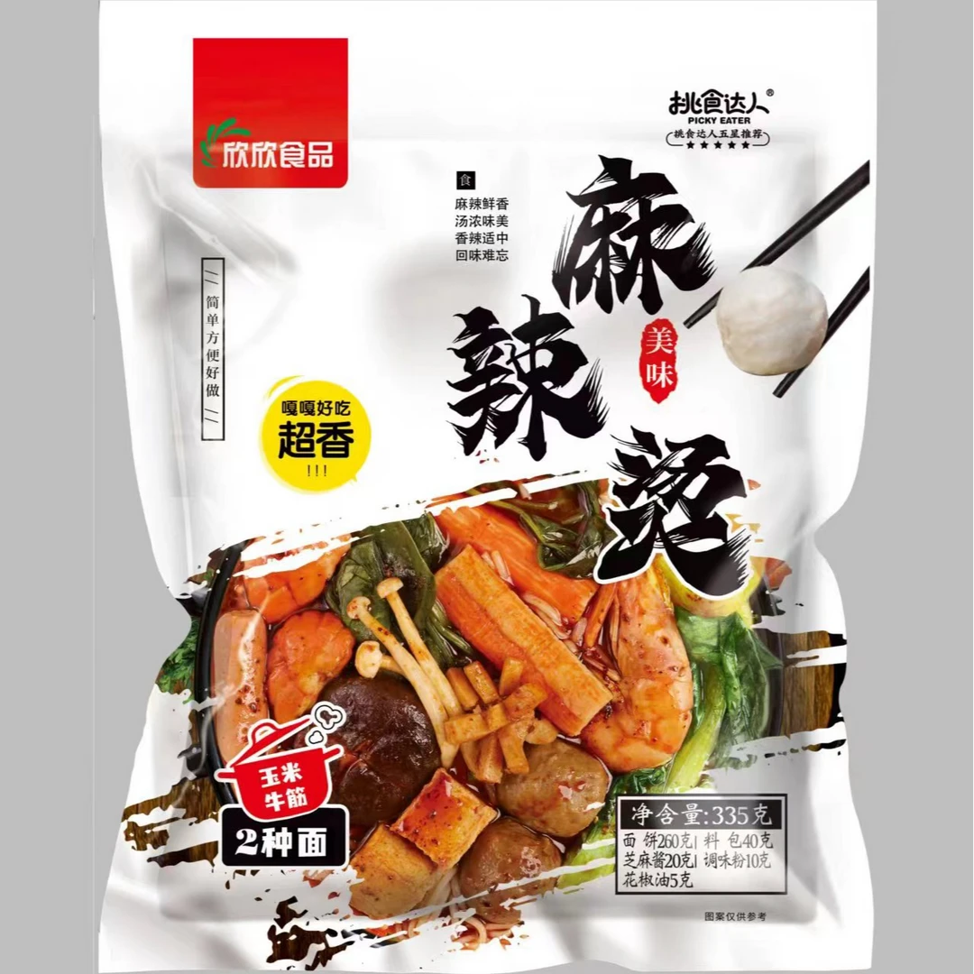 【东北兄弟推荐】欣欣食品双面麻辣烫335克*10袋(LY)