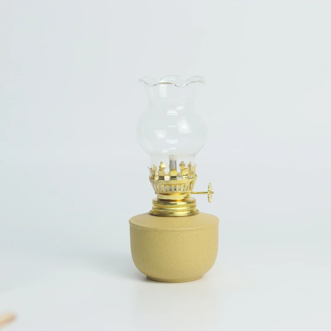 新11026黄金段泥系列酥油灯