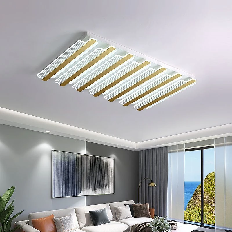 长方形客厅灯大气大厅灯卧室家用吸顶灯简约现代主卧室房间餐厅灯