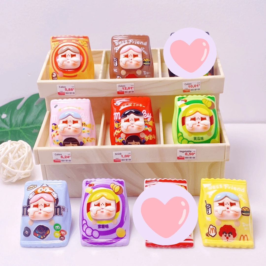 实色哭娃零食袋【许愿+隐藏+对对碰】diy配件手工挂坠可爱装饰款