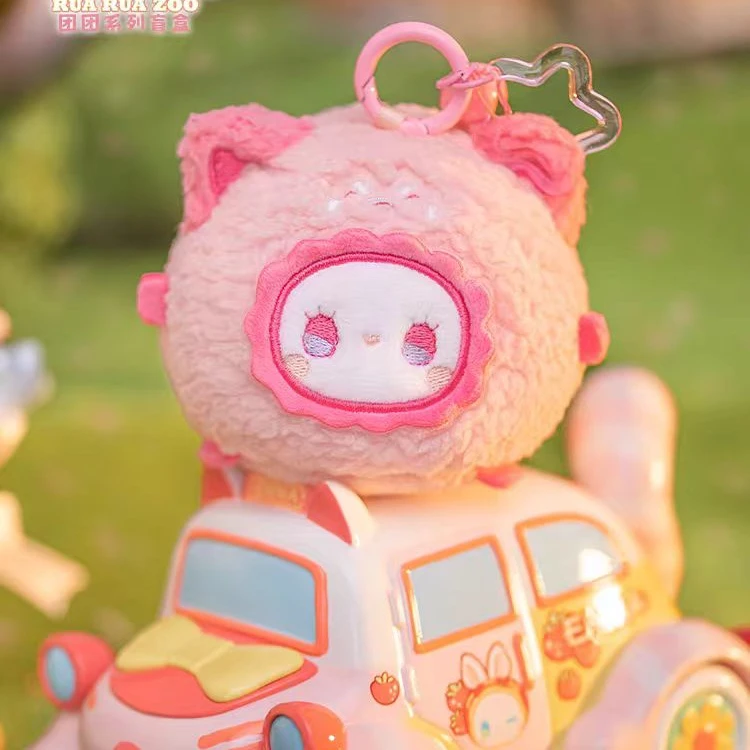 RUA RUA ZOO团团毛绒盲盒EMMA秘境森林毛绒盲盒挂件潮玩摆件