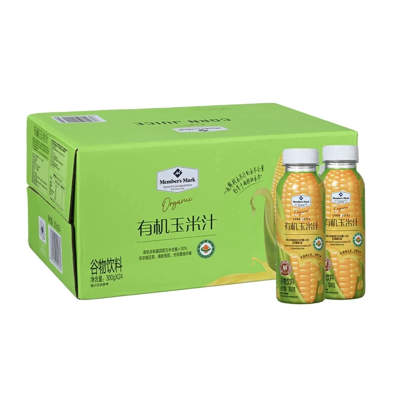 Members Mark/山姆有机玉米汁含有膳食纤维清新香甜