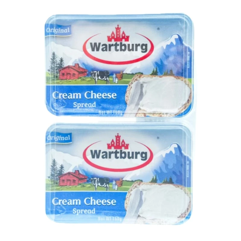会员超市代购沃特堡Wartburg原味涂抹奶油干酪奶酪150g*2