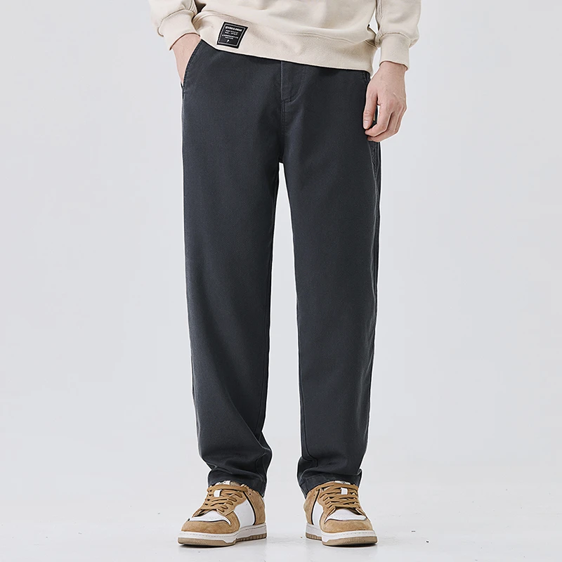 裤子男款2025春秋季秋冬款休闲宽松潮流微锥百搭工装裤休闲裤男士