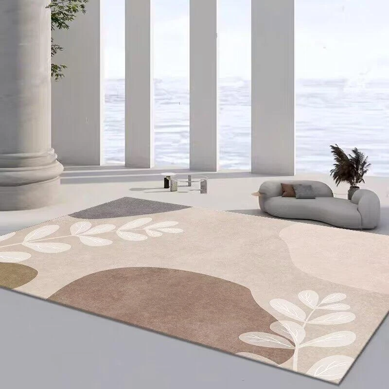地毯客厅2025夏新款轻奢高级感家用现代简约奶油风复古沙发茶几毯