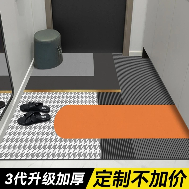 斯美儿入户门地垫别墅防滑硅藻泥吸水速干加厚高端垫耐磨门口脚垫