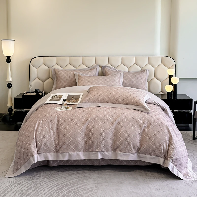 加厚纯棉四件套100全棉高档轻奢被套床单保暖亲肤学生宿舍四件套