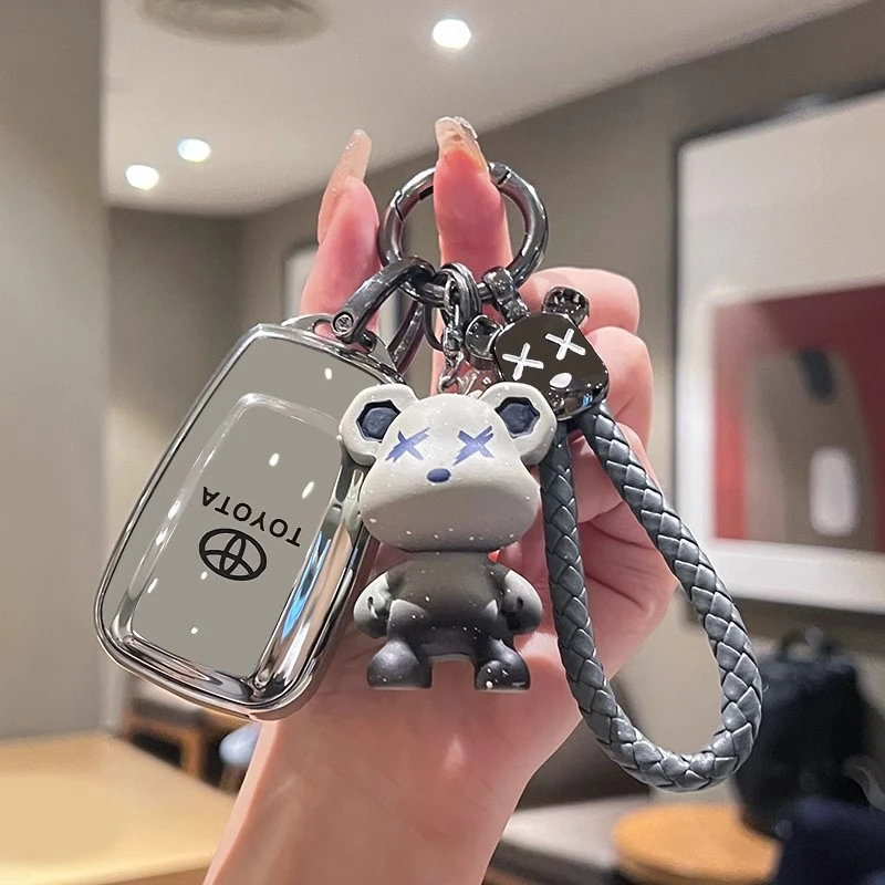 专用丰田钥匙套卡罗拉雷凌亚洲龙锋兰达汉兰达凌放车扣壳高级感男