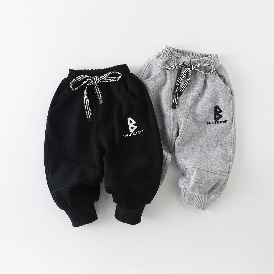 SCBEBE儿童工装裤春秋2024新款韩版百搭韩版休闲工装裤AK399