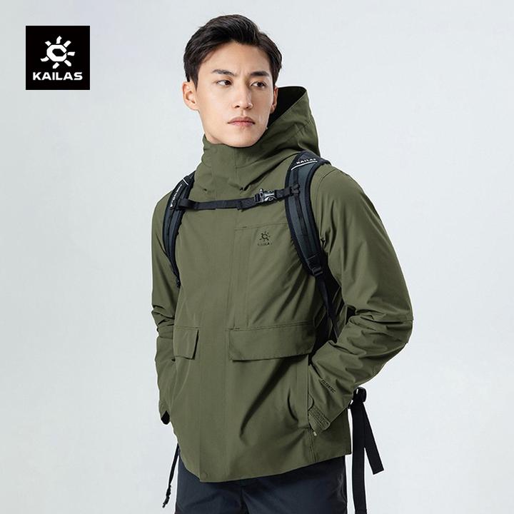 Kailas/凯乐石单层冲锋衣男女防风工装致敬珠峰运动户外春秋外套