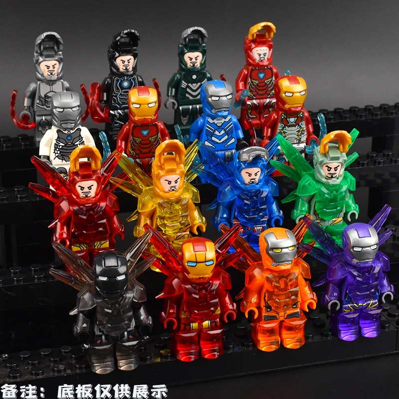 2024新款复仇者联盟系列全套钢铁侠拼装积木玩具男孩益智小人仔
