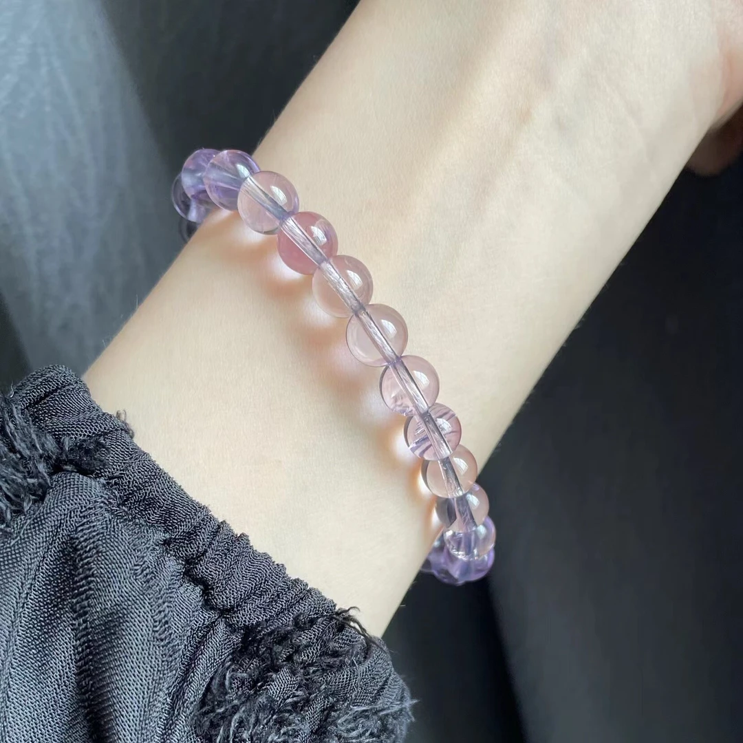 天空之境   天然玻利维亚紫水晶手串素圈