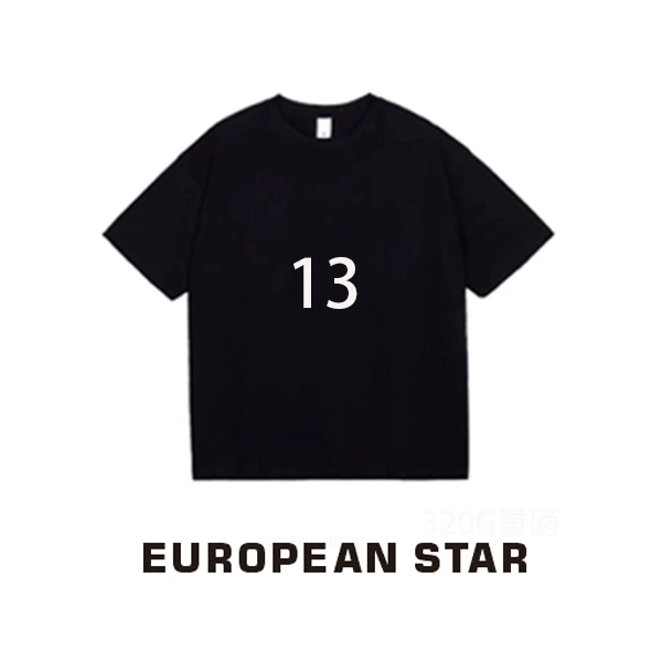 【13号链接】彩钻GOOD 300克重圆领磅短袖