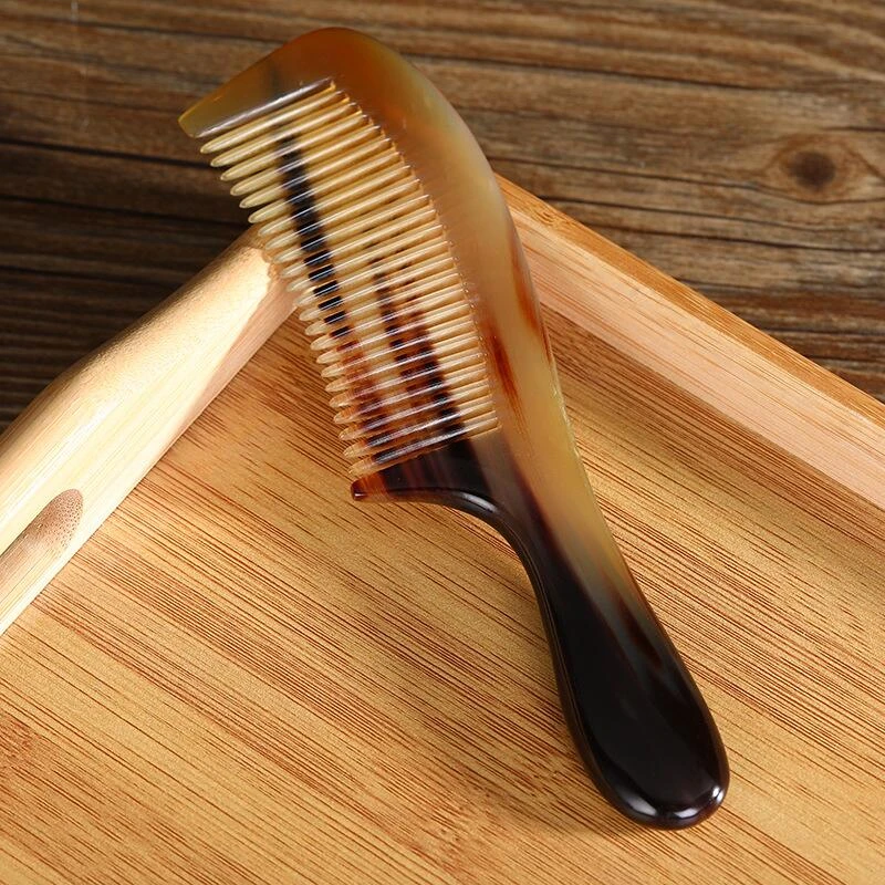 一个装牛角梳羊角梳木制钉钉梳直播间特选链接