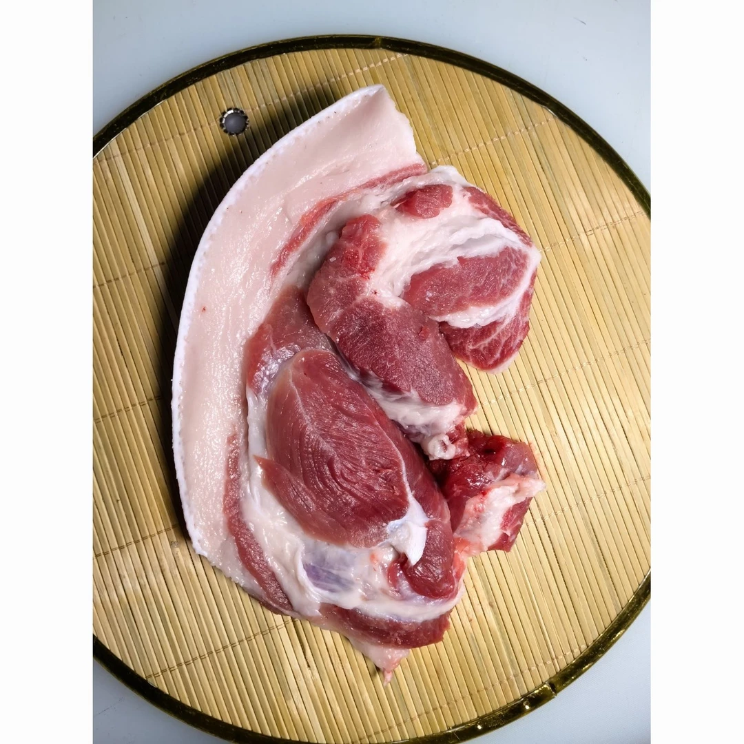 二皖南黑猪土猪肉嘎嘎嘎香
