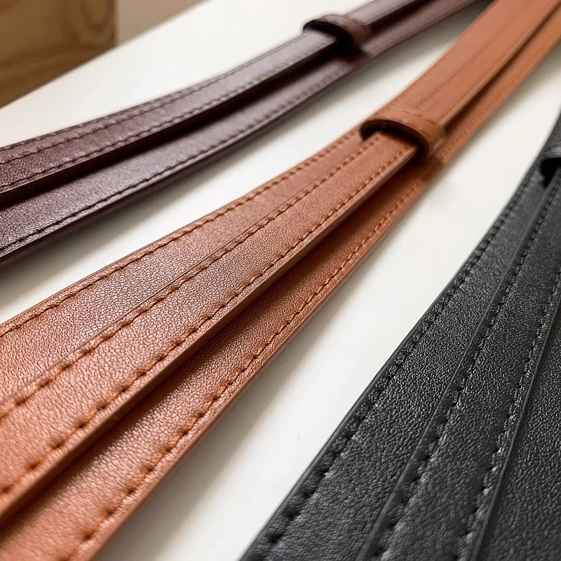 简创-高端金属锁扣不规则网红同款流行时尚皮质腰带韩版PI2114006