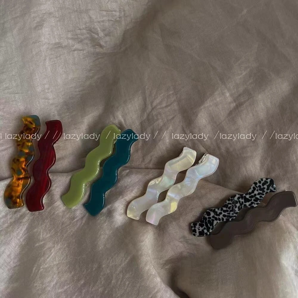 闭眼入的颜色!好看~精致刘海夹碎发夹发饰女 好用鸭嘴夹边夹边新