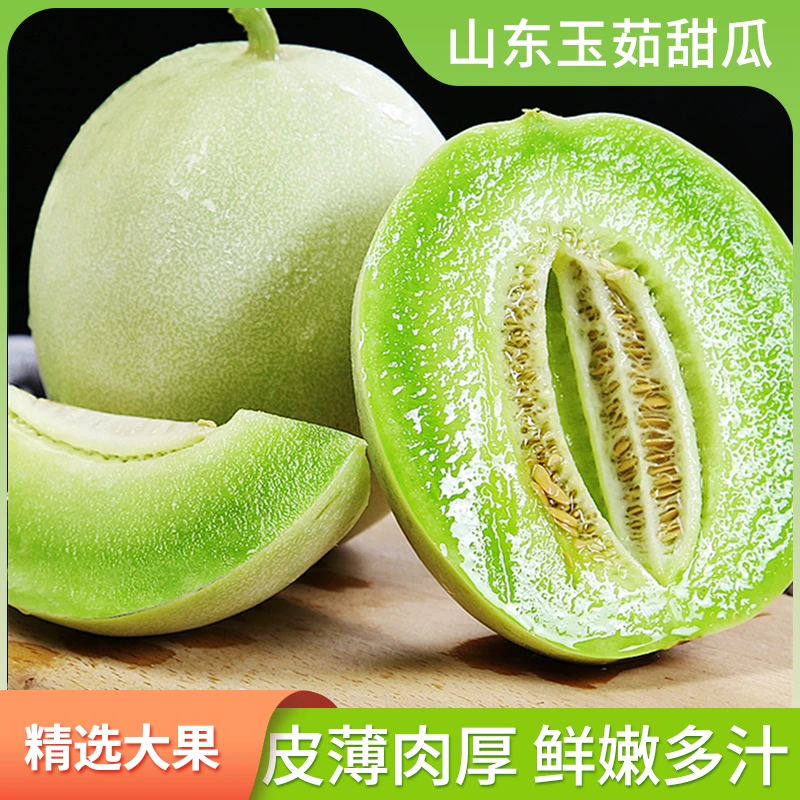 正宗山东玉菇甜瓜大果香甜可口现采现发源头直发包邮