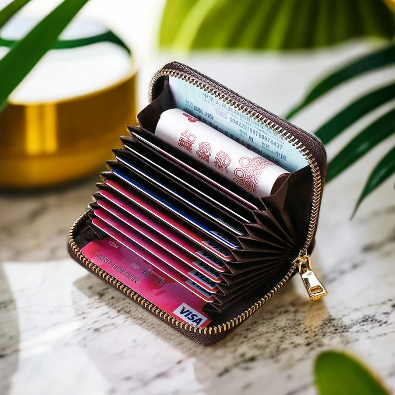 K防盗刷女式男士小卡包多卡位零钱包多功能银行卡卡片夹L身份证