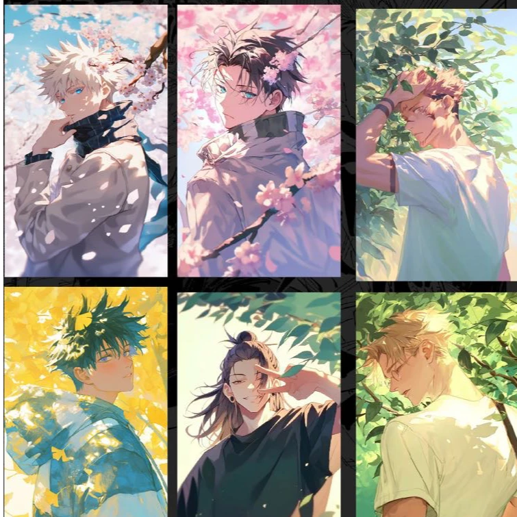 【平拆-玩法】极绘色纸第二弹-咒术回战 九九潮玩 卡通周边