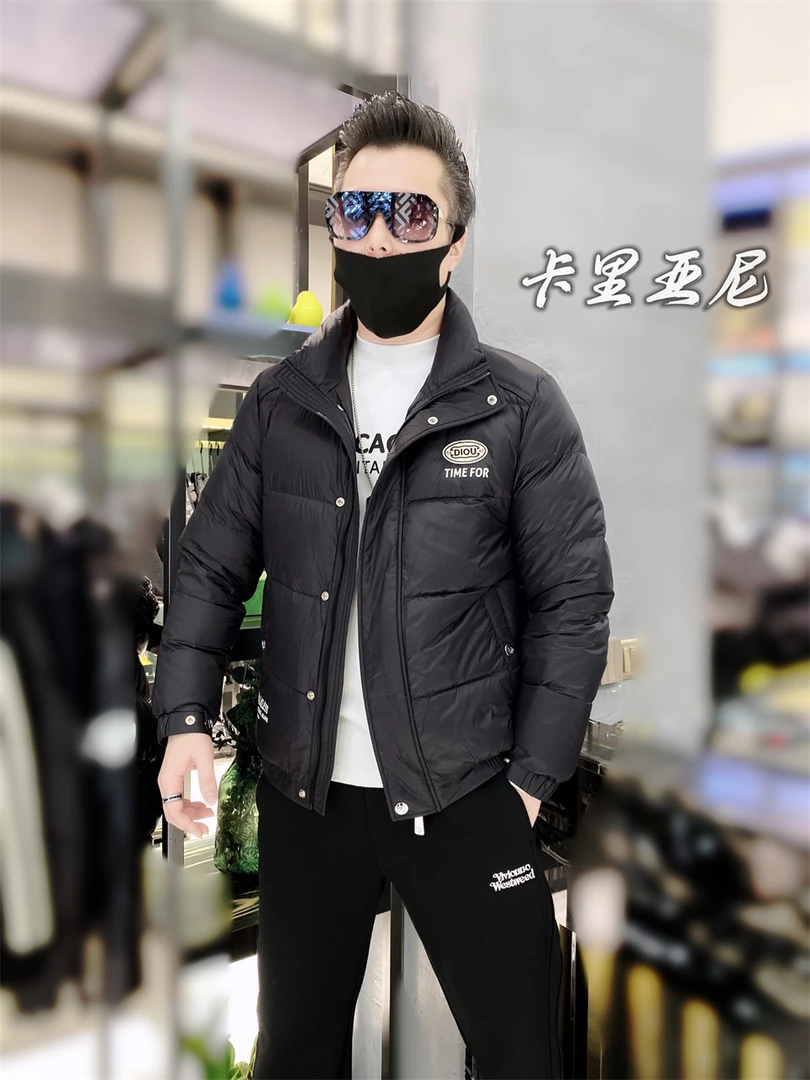 【陈先生】DIUO轻薄羽绒服男款冬季短款秋冬保暖立领加厚休闲修身