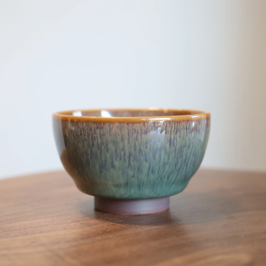 龙德堂范泽锋茶盏茶杯柴烧曜变天目兔毫釉【君德】主人杯紫砂直播间