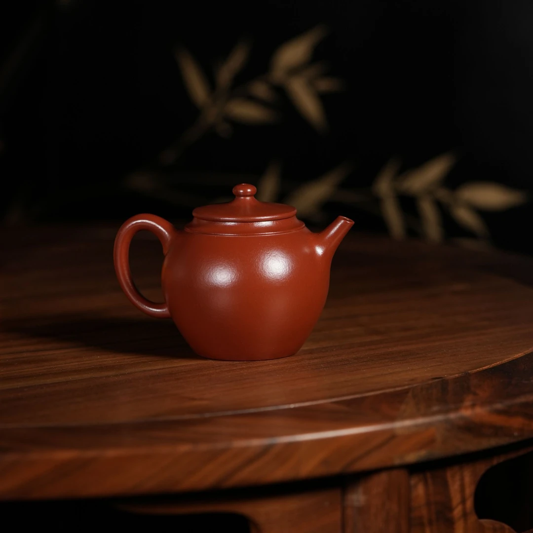 【询】宜兴龙德堂 汤宣武《婷韻》原矿大红袍 手工茶壶小容量 约160cc
