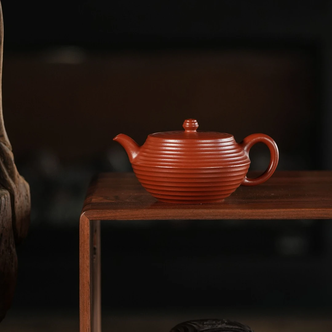 【询客服】宜兴龙德堂 汤亚姣《鲤波》 原矿大红袍 手工泡茶壶170cc