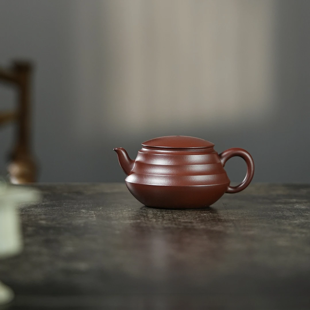 【一口价】龙德堂赖继贤《善卷隐士》原矿紫袍玉砂 手工泡茶壶约160cc