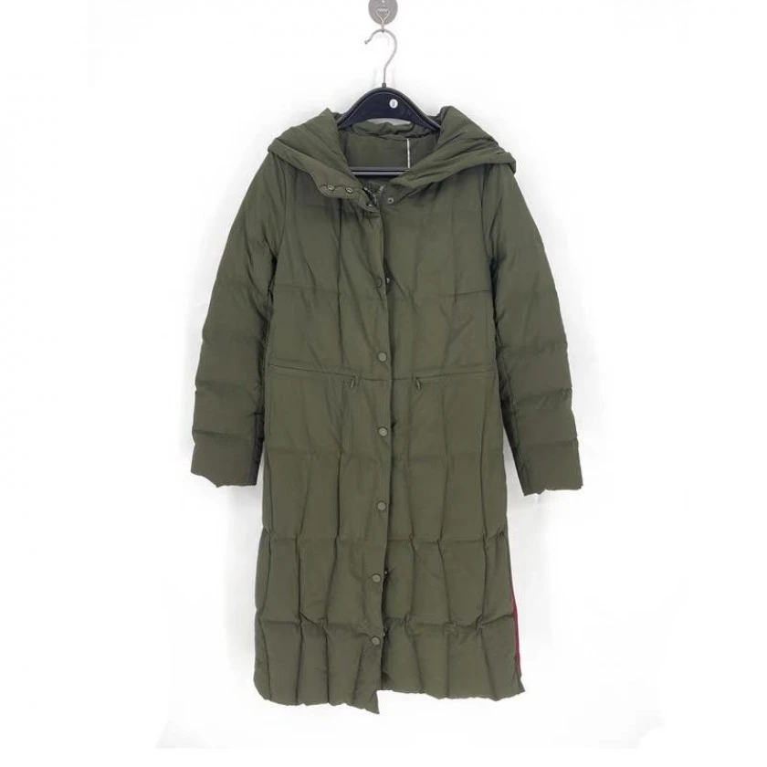 【静姐宠粉】冬款品牌连帽百搭中长款90白鸭绒羽绒服外套女LX87113