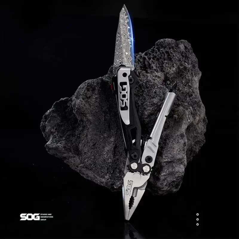 SOG索格RC1001大马士革多功能工具钳子便携多功能刀户外生存装备