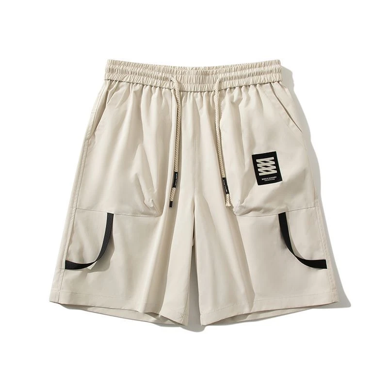新款工装短裤男士夏季高街潮流宽松运动直筒中裤宽松休闲五分裤子