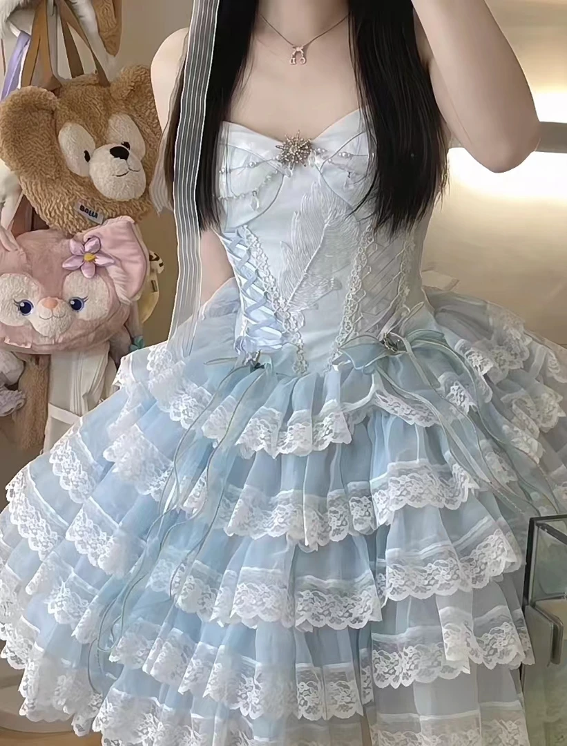 【8.15新款现货】  小繁星  芭蕾风小礼服生日公主裙全款现货
