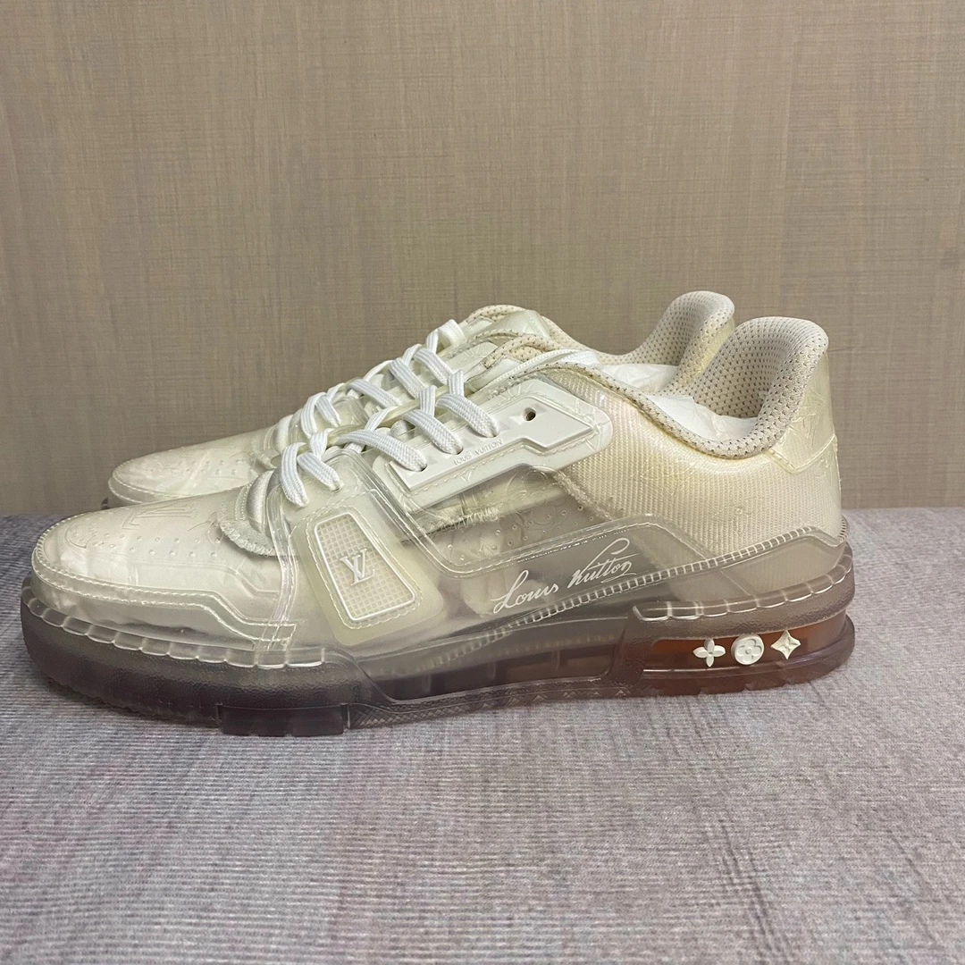 41码 路易威登/LV Trainer 透明徽标板鞋 DS060