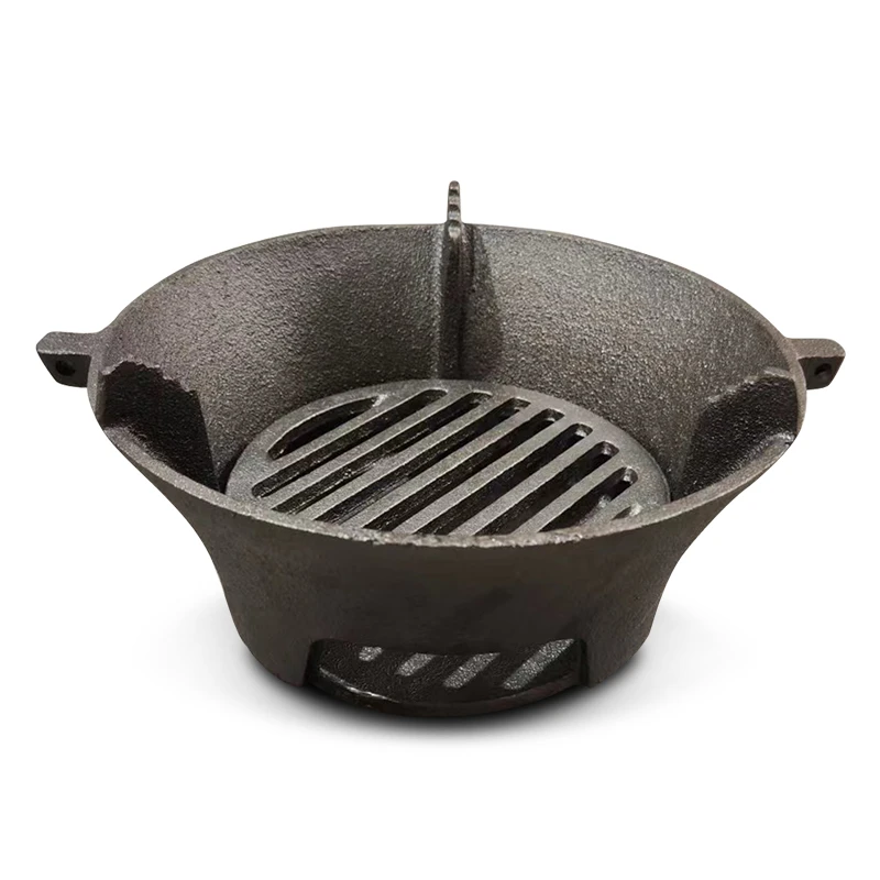 26/28炭炉生铁碳烤炉铸铁炭烧烤炉加厚火锅炉子炭火炉烧炭烤火炉