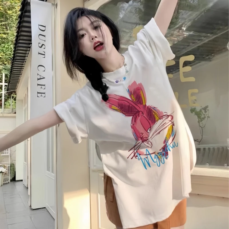 哺乳期妈妈夏装上衣服辣妈外出潮装夏季时尚洋气外穿短袖喂奶产后