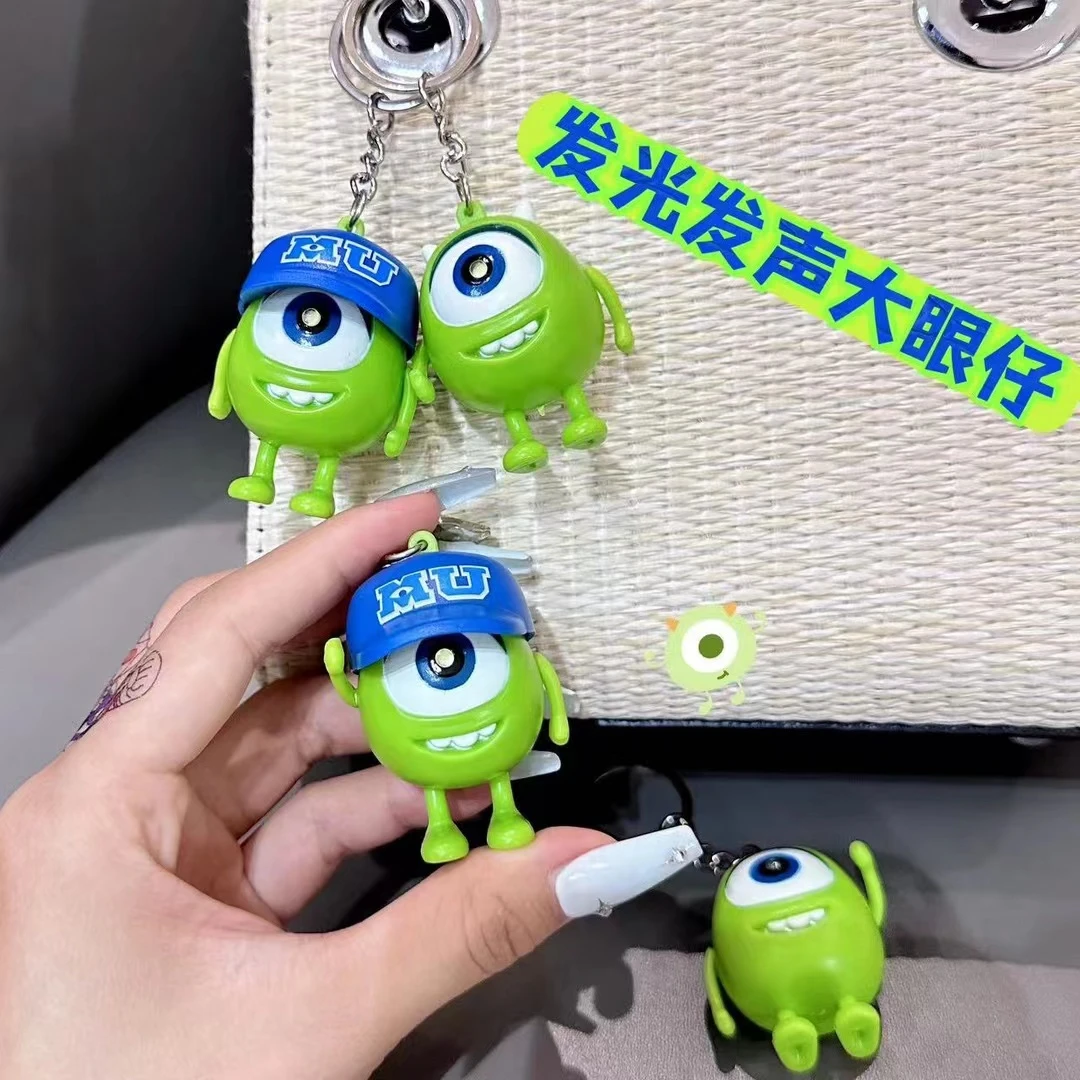【会说情话的挂件】大眼仔三眼仔情侣发声发光钥匙扣玩具表白神器