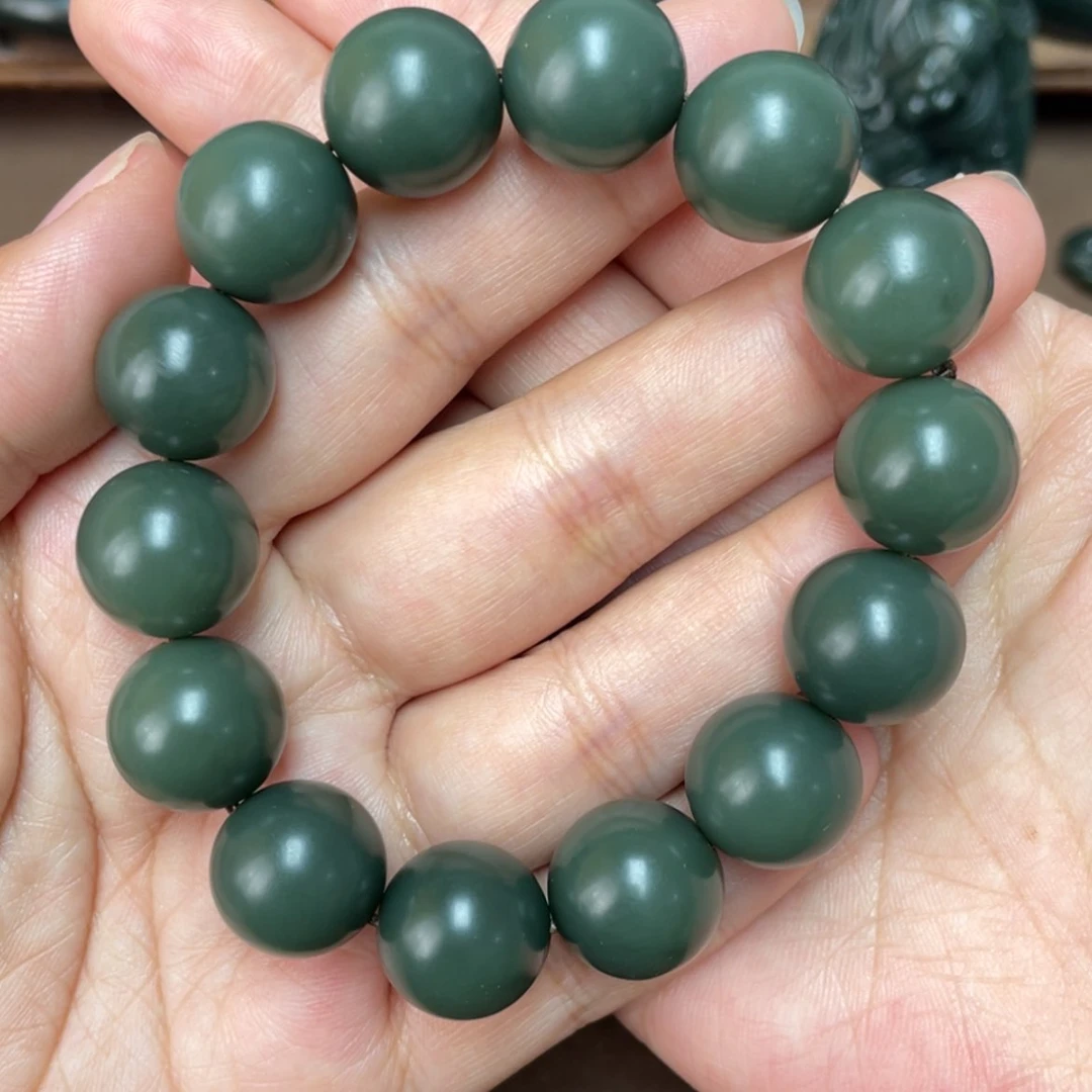 【闪购商品】和田玉（青玉）手串未镶嵌果*