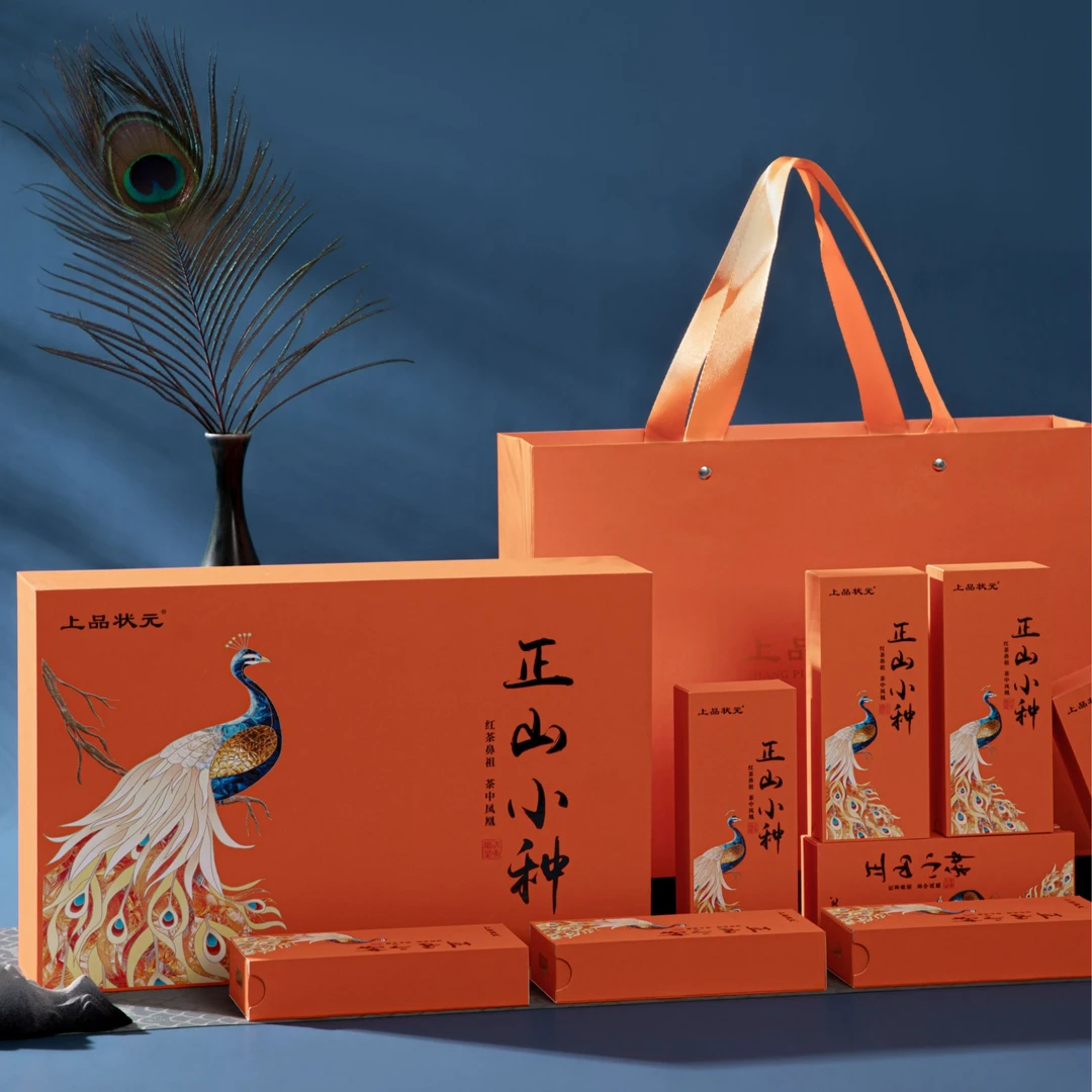 武夷山花香红茶正山小种国风 原产桐木关正宗好茶  120克 礼盒装