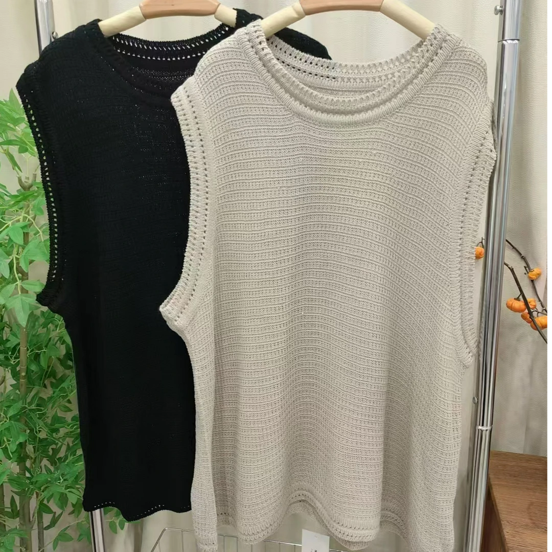 晶范家【两色针织马甲】