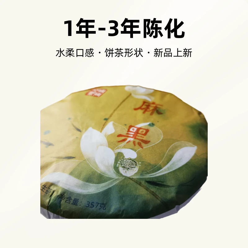 普洱茶果香伴花蜜香生津回甘持久水柔2023春【周周的茶馆】易武麻黑
