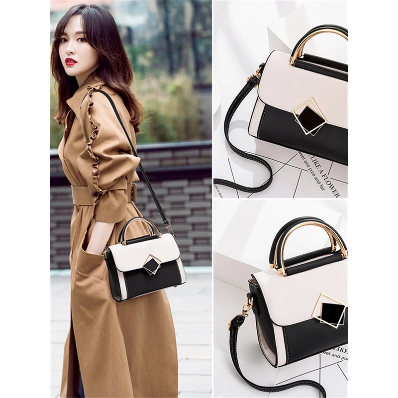 TOUCH MISS时尚手提包女2023新款时尚潮小方包百搭轻奢单肩斜跨包