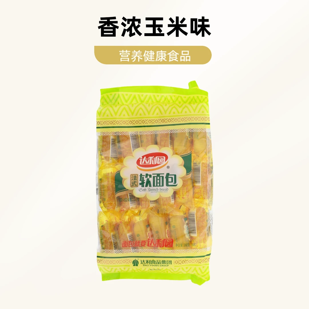 达利园 软面包香橙 360g