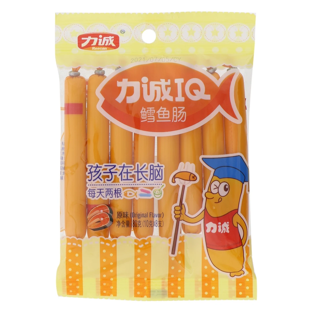 Reecen/力诚鳕鱼肠原味 80g(10g*8支)