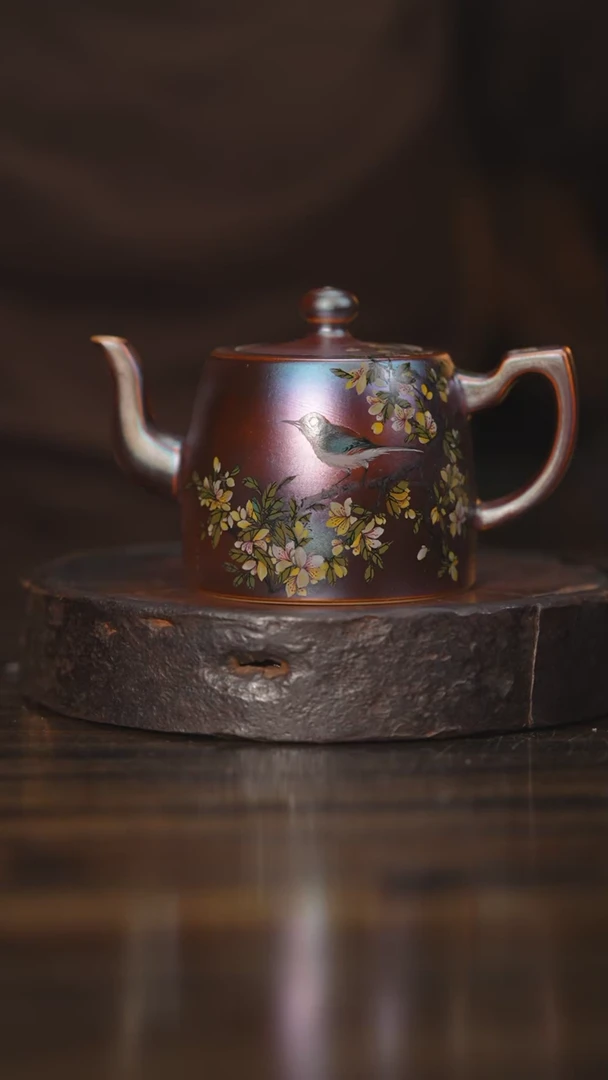 【闪购商品】杯84柴房陶瓷丨窑宝绘画壶 一物一拍